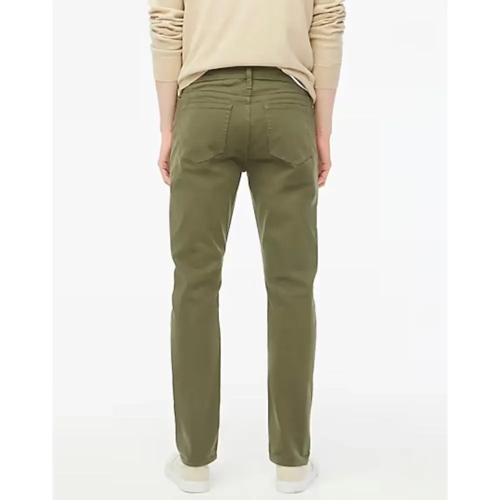 J. Crew Straight Fit Garment-Dyed Five-Pocket Pant Vintage Laurel Size 33/32 NWT